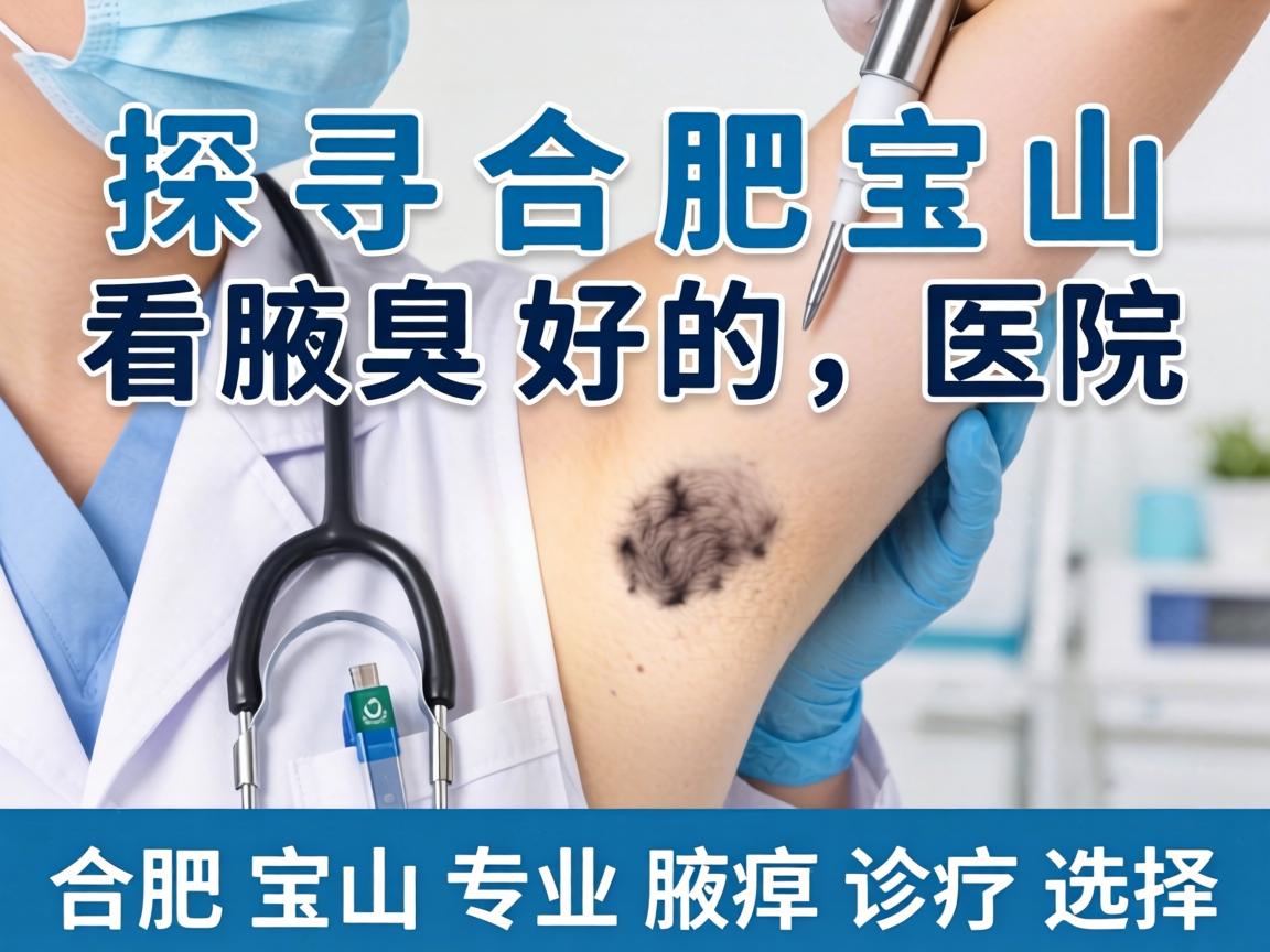 探寻合肥宝山看腋臭好的医院，合肥宝山专业腋臭诊疗选择