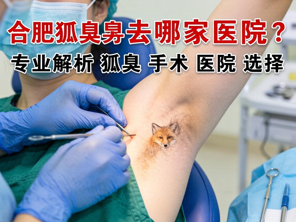合肥狐臭手术去哪家医院？专业解析狐臭手术医院选择