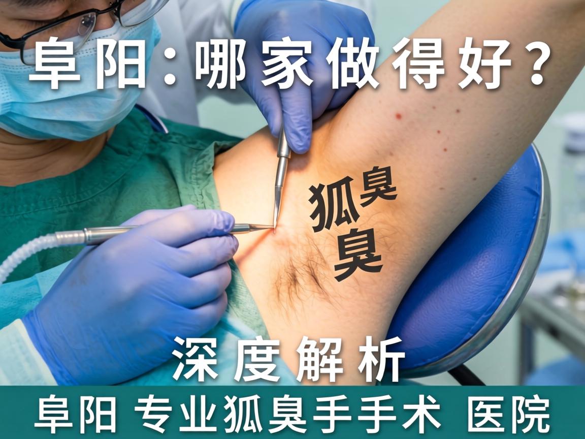 阜阳狐臭手术哪家做得好？深度解析阜阳专业狐臭手术医院