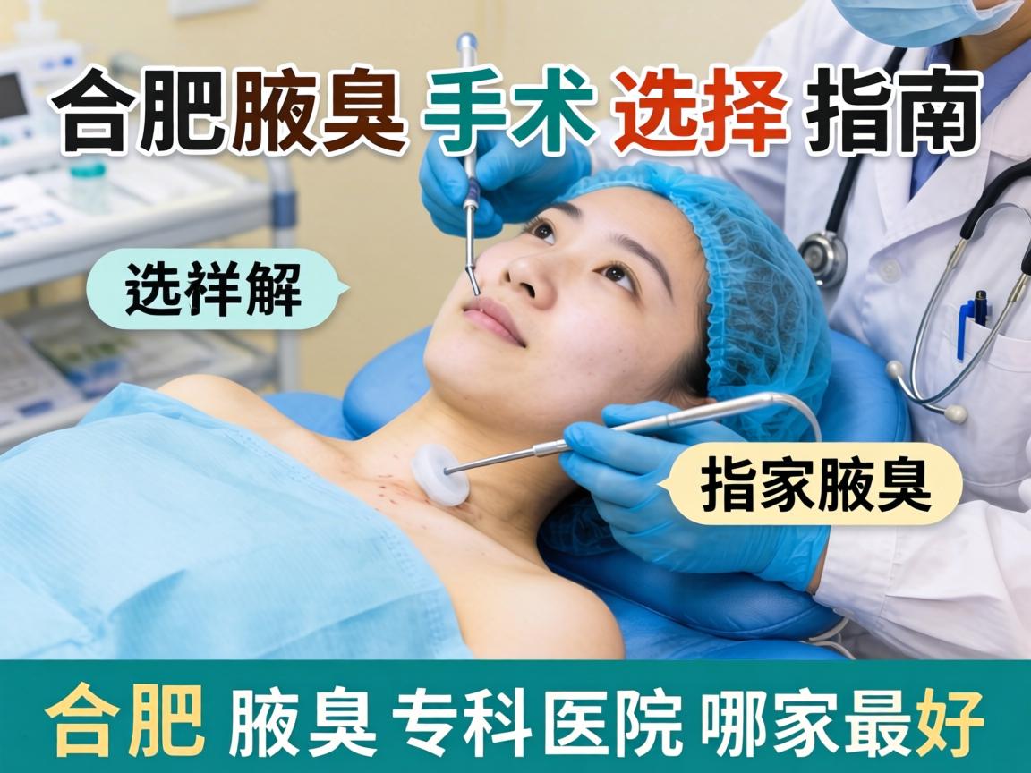 合肥腋臭手术选择指南,详解合肥腋臭专科医院哪家最好 合肥腋臭手术选择指南,详解合肥腋臭专科医院哪家最好