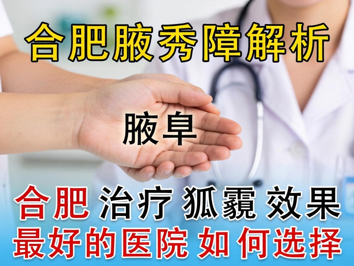合肥腋秀解析，合肥治疗狐臭效果最好的医院如何选择