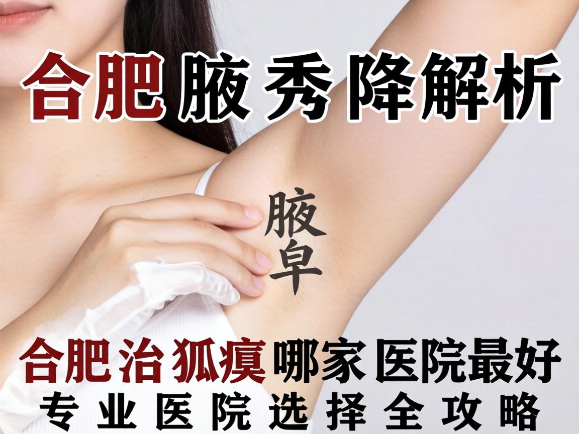合肥腋秀解析，合肥治狐臭哪家医院最好，专业医院选择全攻略
