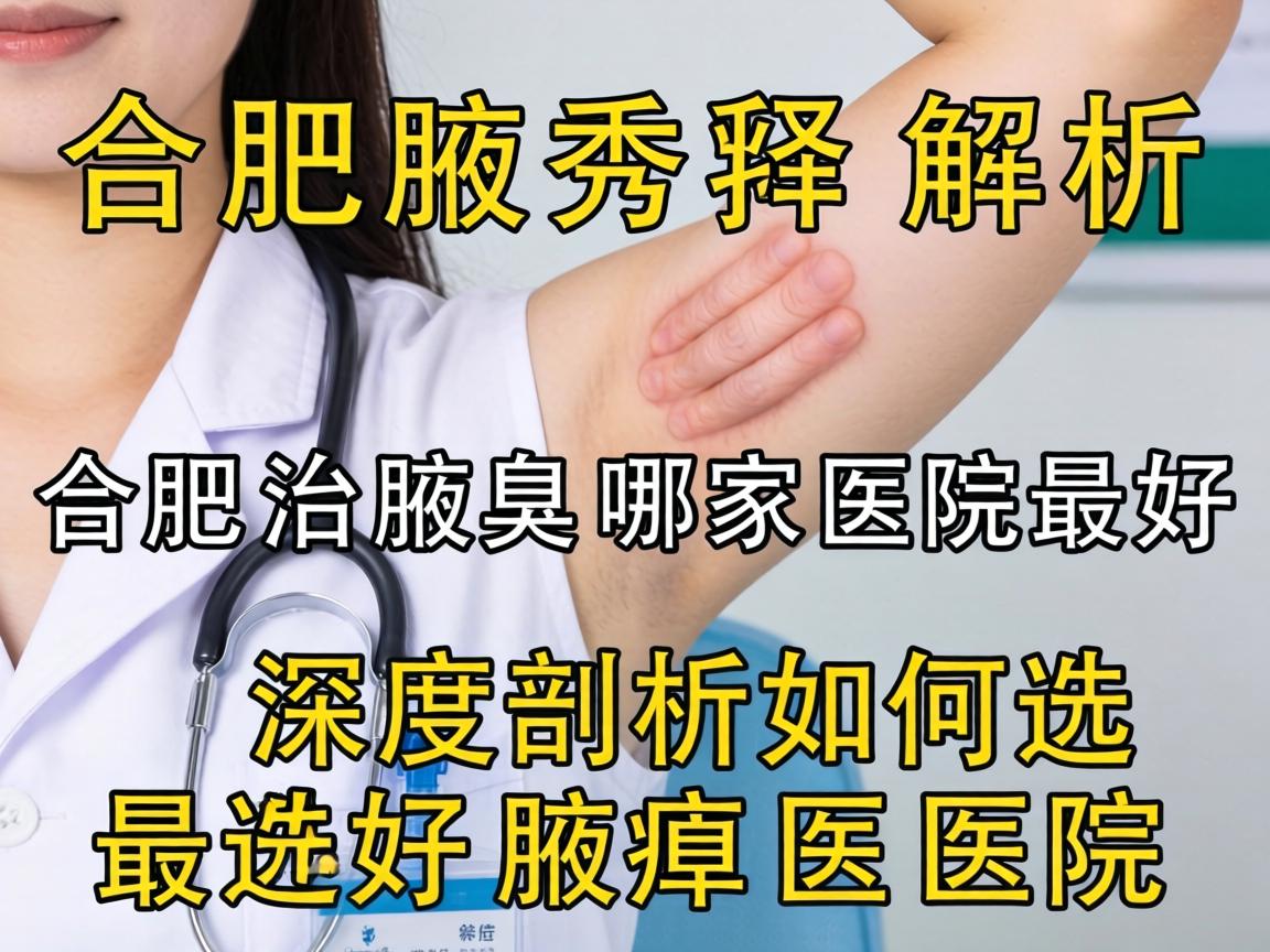 合肥腋秀解析，合肥治腋臭哪家医院最好，深度剖析如何选择最好腋臭医院