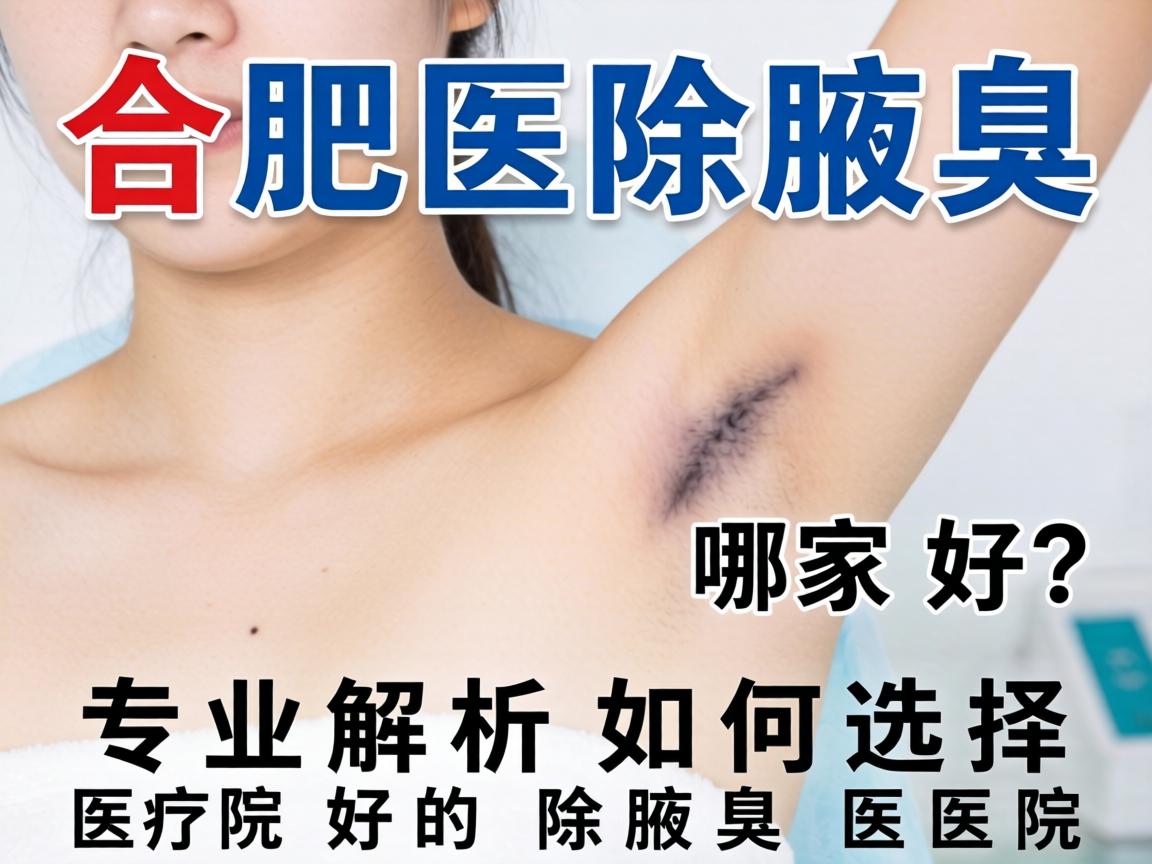 合肥除腋臭医院哪家好？专业解析如何选择好的除腋臭医院