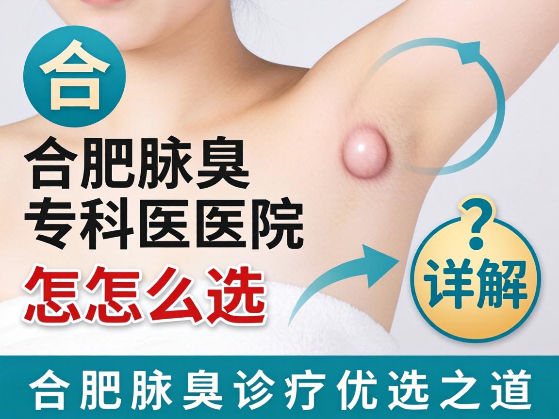 合肥腋臭专科医院怎么选？详解合肥腋臭诊疗优选之道