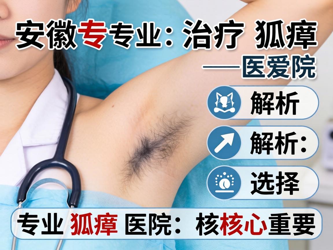 安徽专业治疗狐臭医院解析，选择专业狐臭医院的核心要点