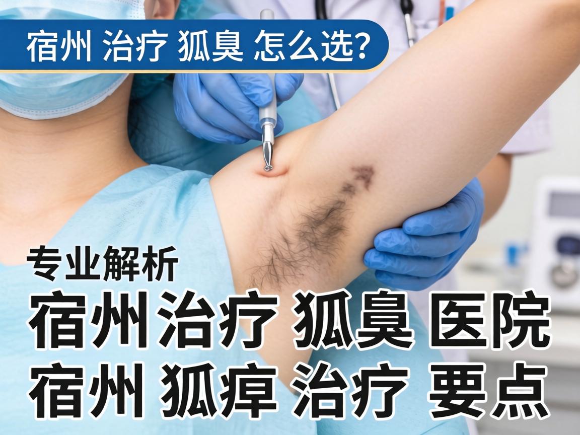 宿州治疗狐臭医院怎么选？专业解析宿州狐臭治疗要点