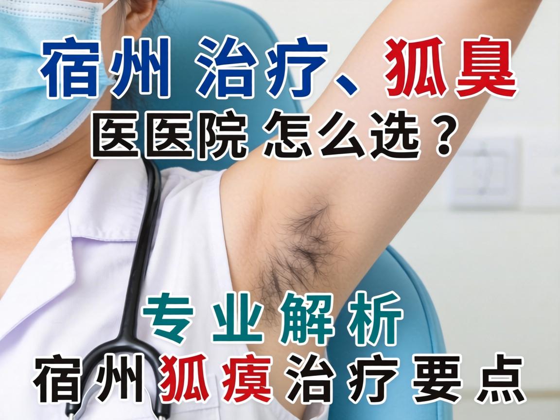 宿州治疗狐臭医院怎么选？专业解析宿州狐臭治疗要点
