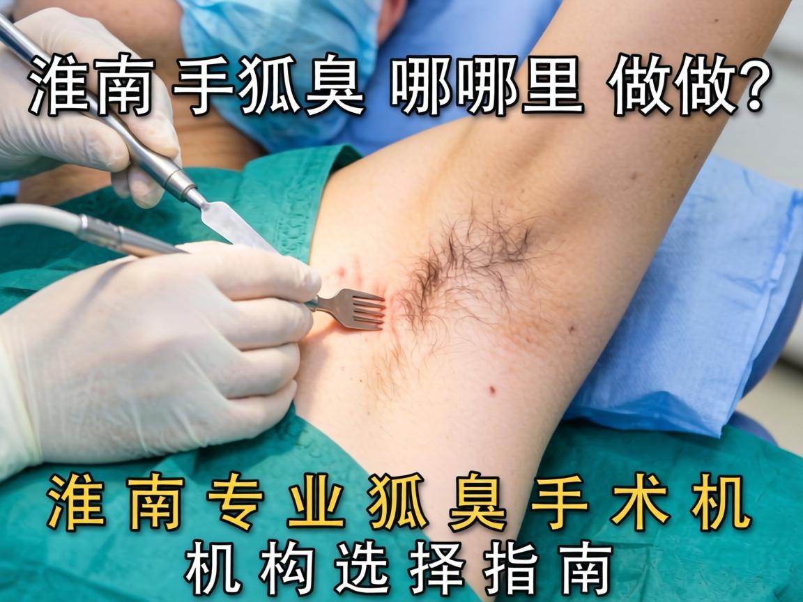淮南狐臭手术哪里做？淮南专业狐臭手术机构选择指南