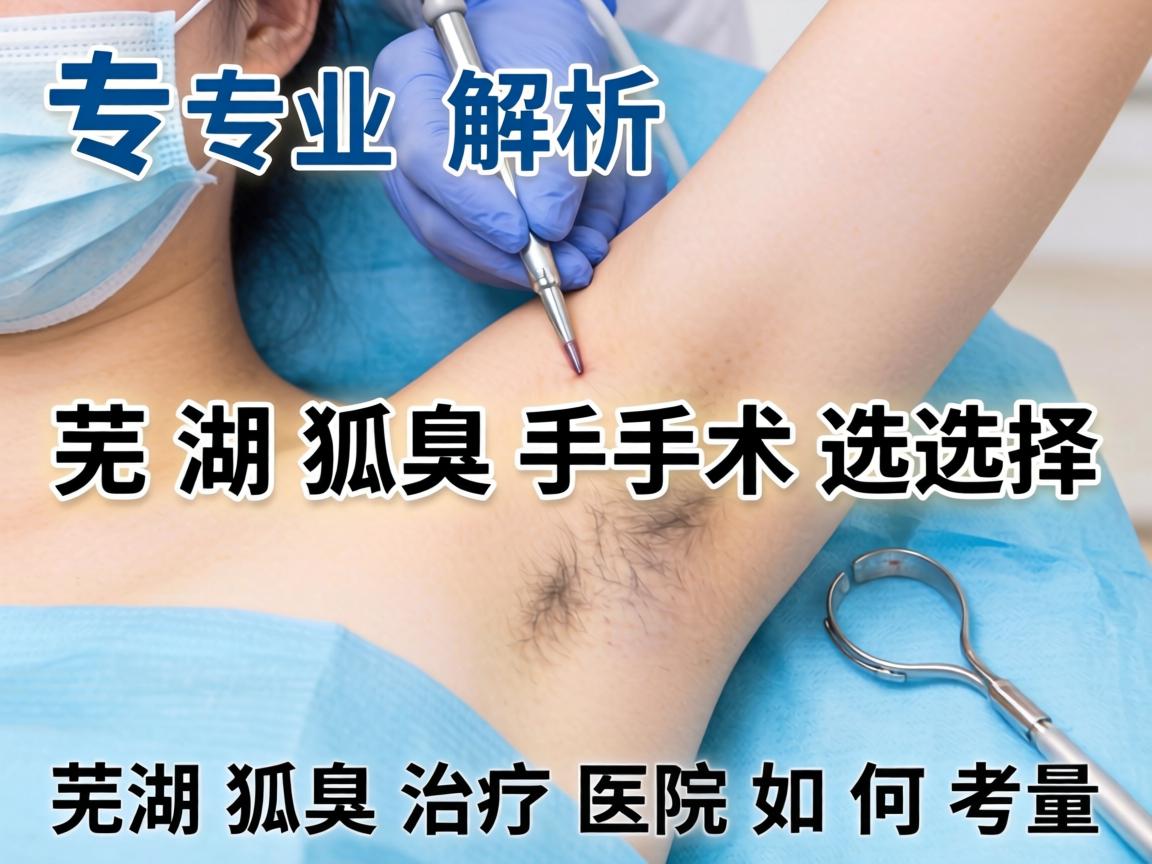 专业解析，芜湖狐臭手术选择，芜湖狐臭治疗医院如何考量