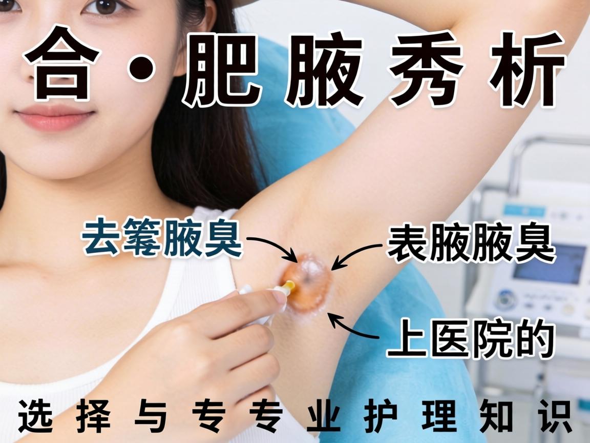 合肥腋秀解析，女生去腋臭医院的选择与专业护理知识