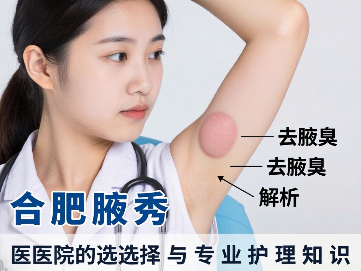 合肥腋秀解析，女生去腋臭医院的选择与专业护理知识