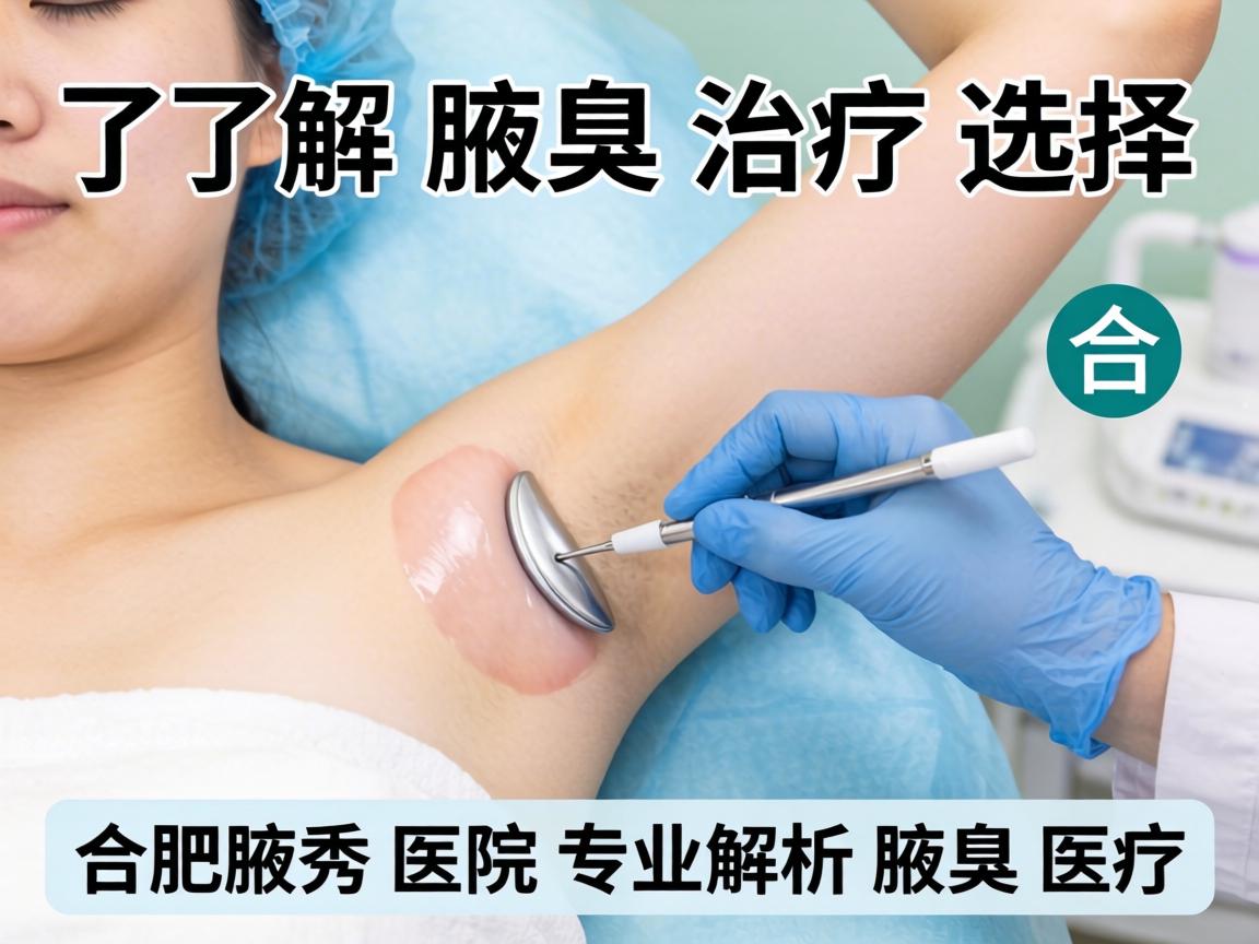 了解腋臭治疗选择 合肥腋秀医院专业解析腋臭医疗