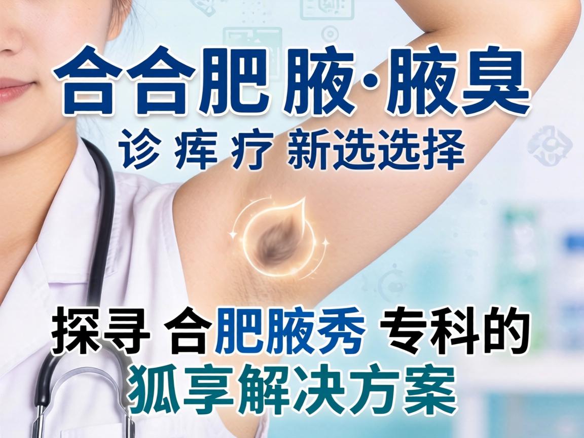 合肥腋臭诊疗新选择，探寻合肥腋秀专科的狐臭解决方案