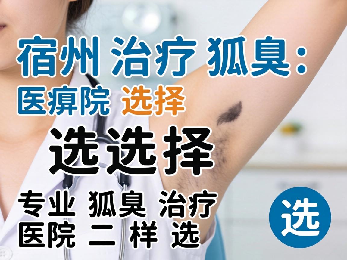 宿州治疗狐臭医院选择指南,专业狐臭治疗医院这样选 宿州治疗狐臭医院选择指南,专业狐臭治疗医院这样选