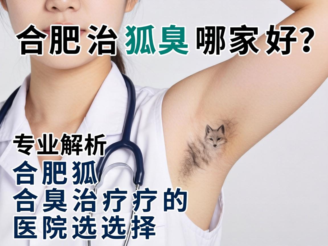 合肥治狐臭哪家好？专业解析合肥狐臭治疗的医院选择