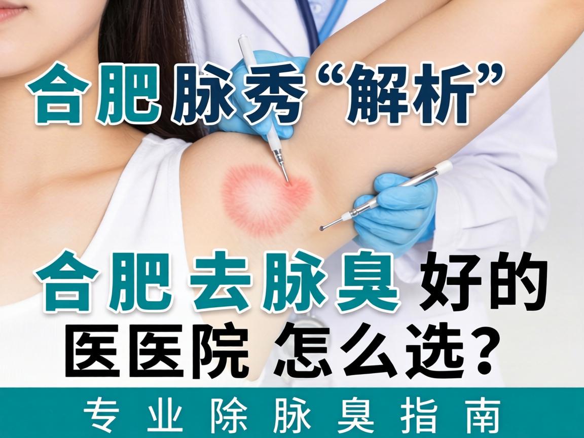 合肥腋秀解析，合肥去腋臭好的医院怎么选？专业除腋臭指南