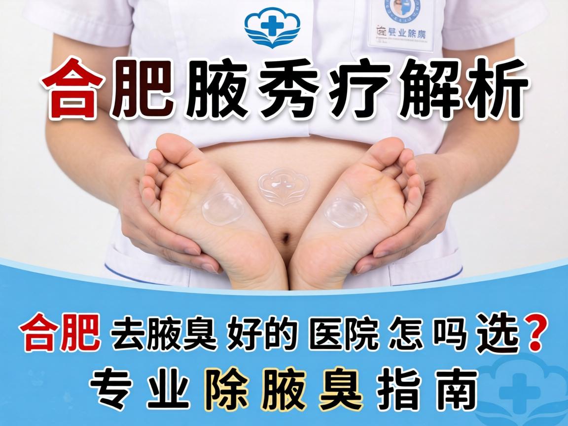 合肥腋秀解析，合肥去腋臭好的医院怎么选？专业除腋臭指南