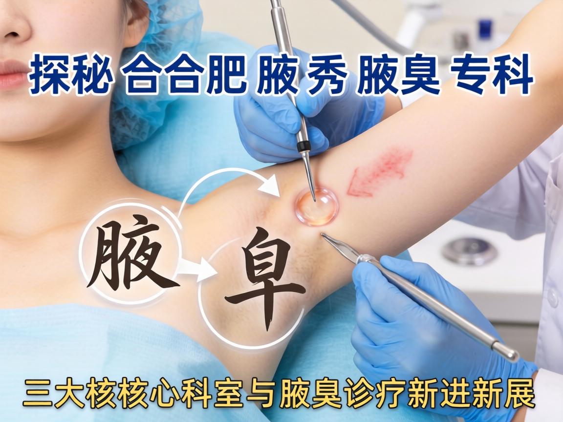 探秘合肥腋秀腋臭专科，解析三大核心科室与腋臭诊疗新进展