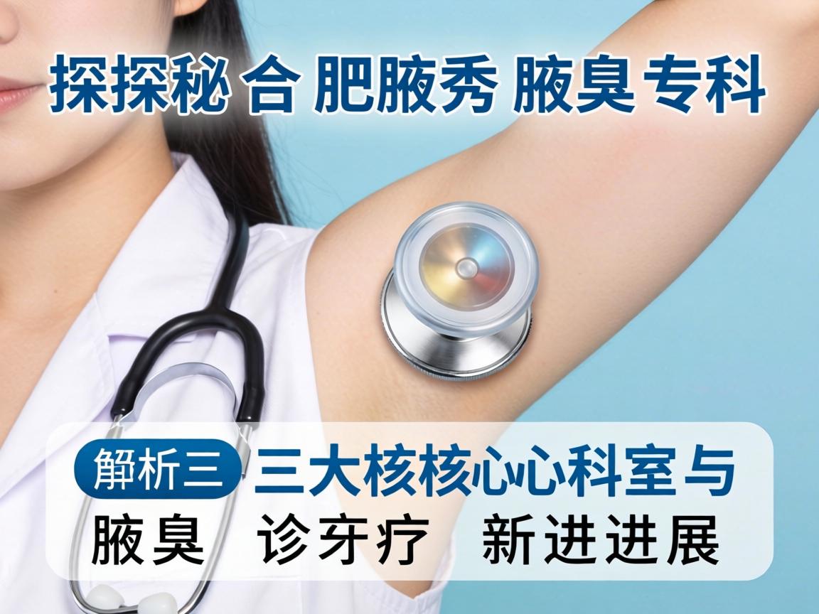 探秘合肥腋秀腋臭专科，解析三大核心科室与腋臭诊疗新进展