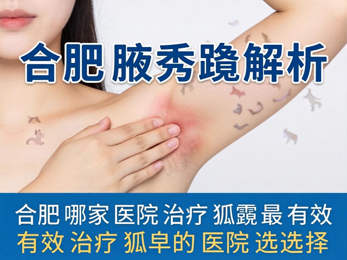 合肥腋秀解析，合肥哪家医院治疗狐臭最有效，有效治疗狐臭的医院选择