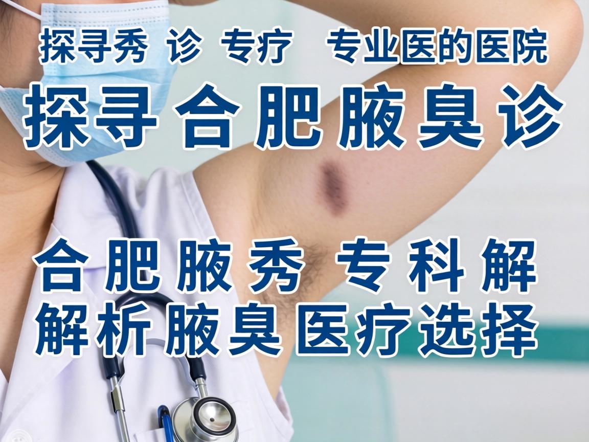 探寻合肥腋臭诊疗专业医院,合肥腋秀专科解析腋臭医疗选择 探寻合肥腋臭诊疗专业医院,合肥腋秀专科解析腋臭医疗选择
