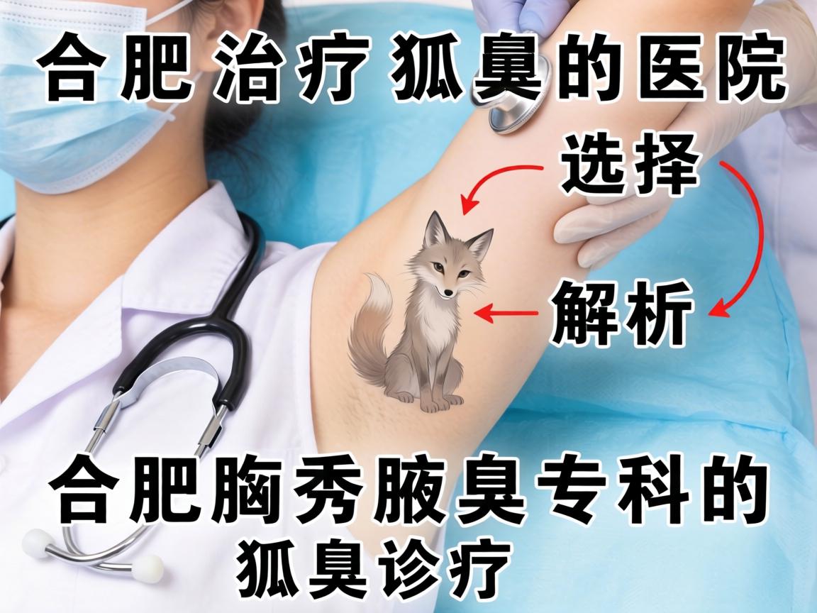 合肥治疗狐臭的医院选择，解析合肥腋秀腋臭专科的狐臭诊疗