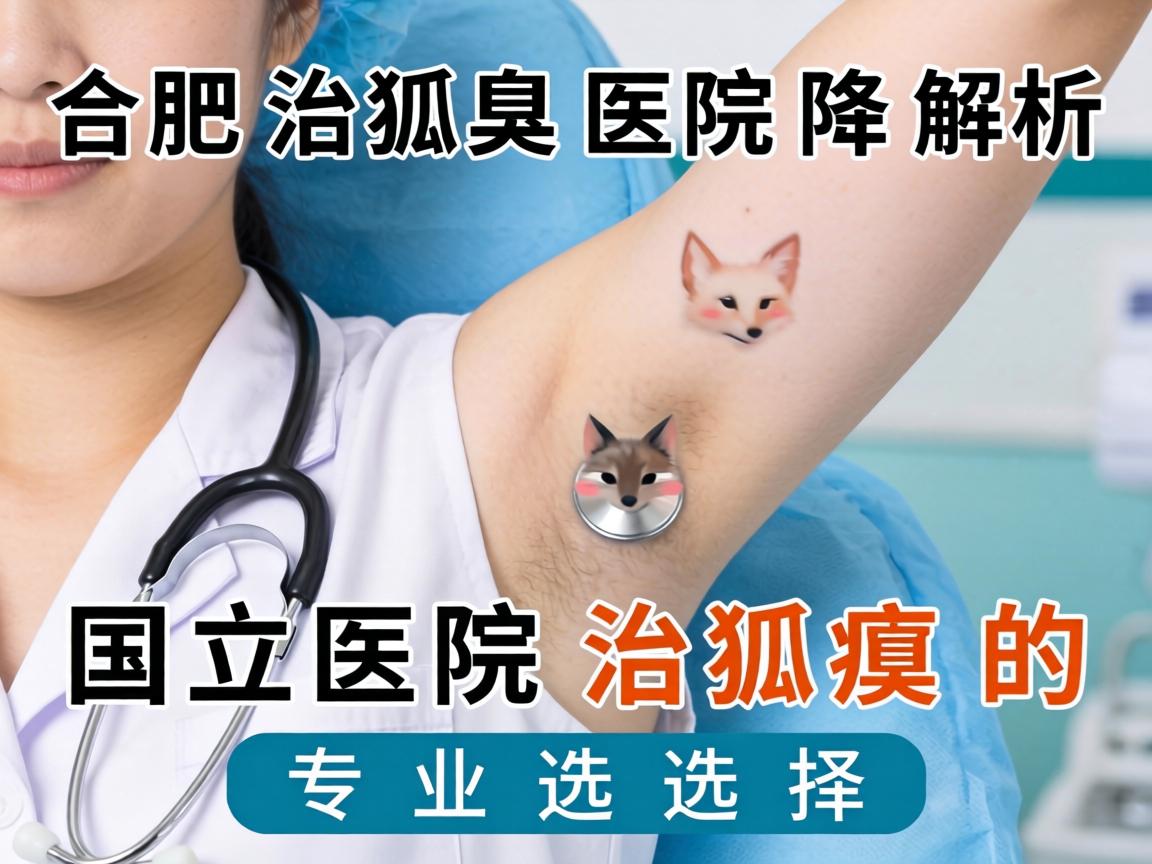 合肥治狐臭医院解析，国立医院治狐臭的专业选择