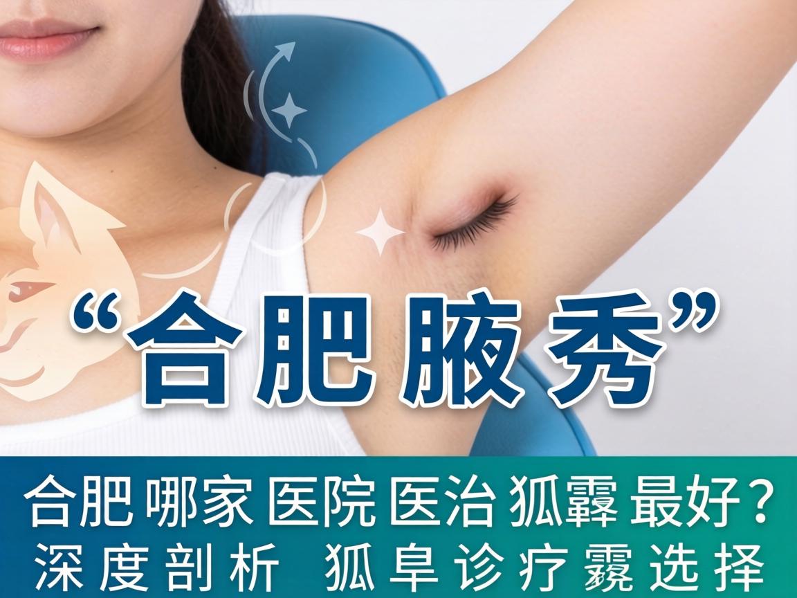 合肥腋秀解析，合肥哪家医院医治狐臭最好？深度剖析狐臭诊疗选择