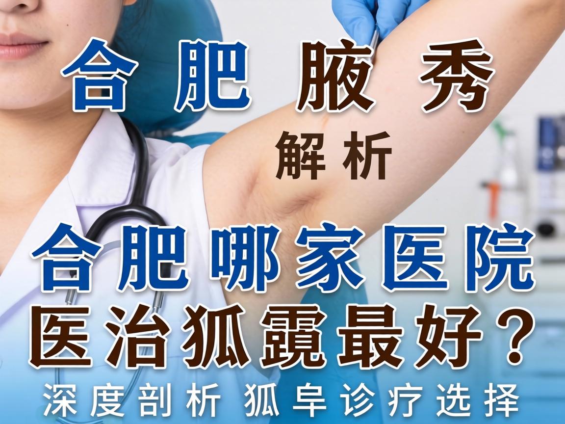 合肥腋秀解析，合肥哪家医院医治狐臭最好？深度剖析狐臭诊疗选择