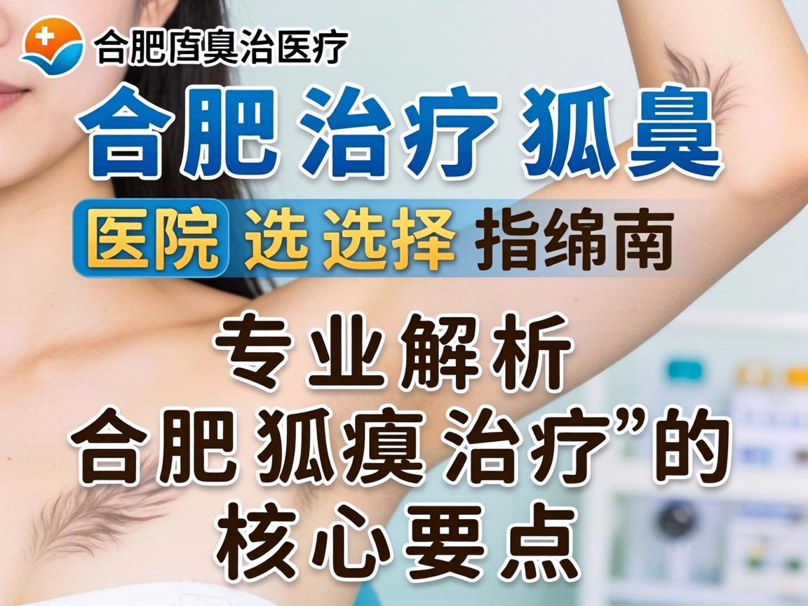 合肥治疗狐臭医院选择指南，专业解析合肥狐臭治疗的核心要点