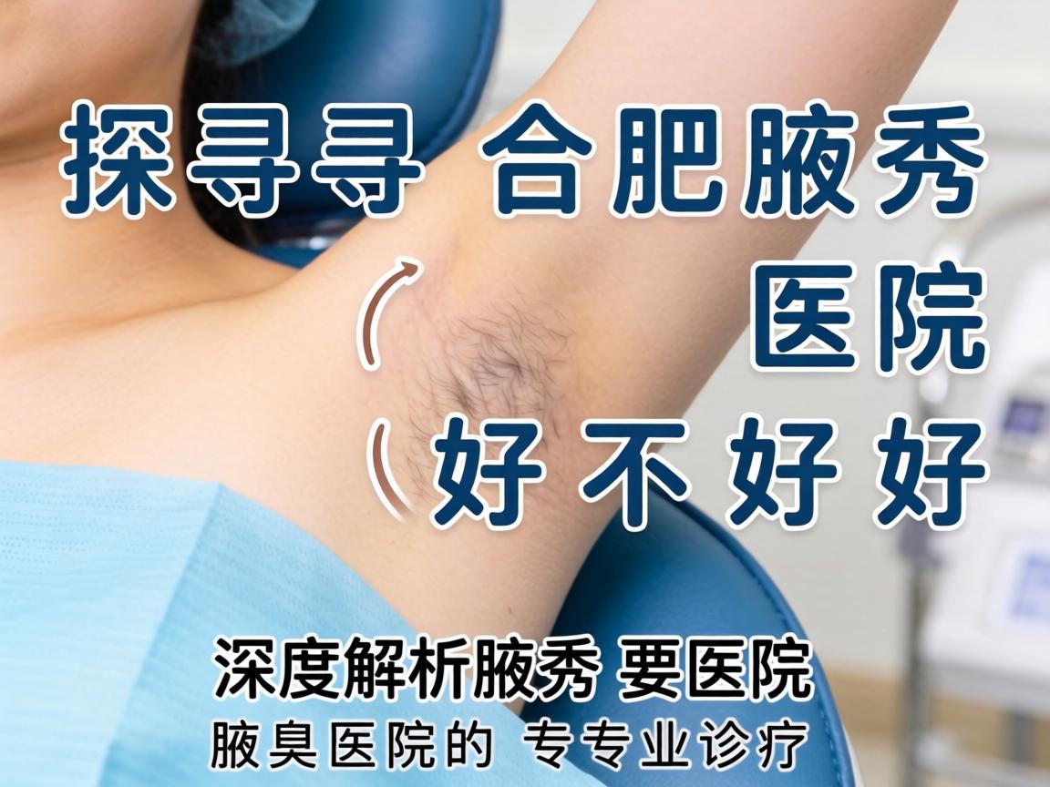 探寻合肥腋秀医院好不好，深度解析腋秀医院的专业诊疗