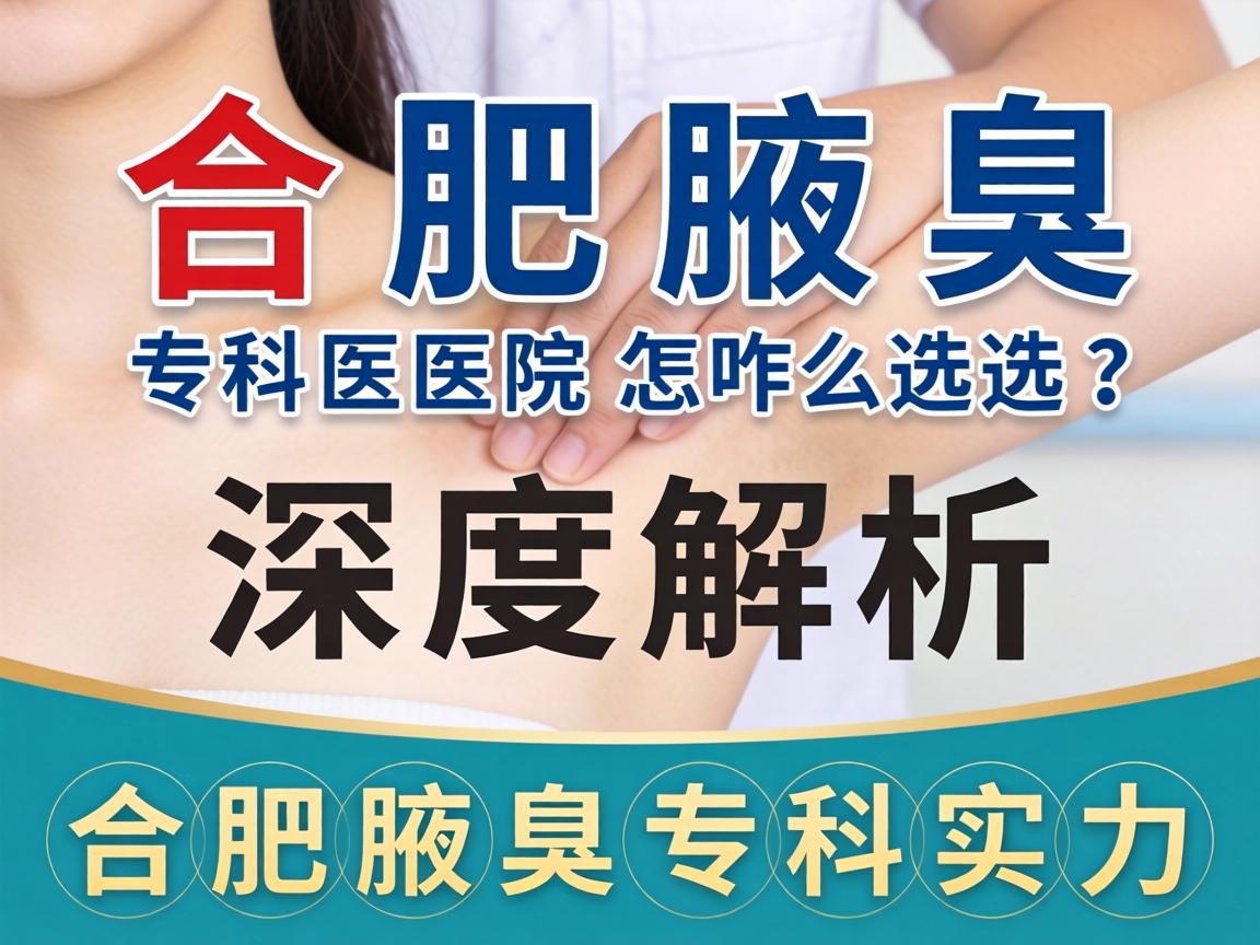 合肥腋臭专科医院怎么选?深度解析合肥腋臭专科实力 合肥腋臭专科医院怎么选?深度解析合肥腋臭专科实力