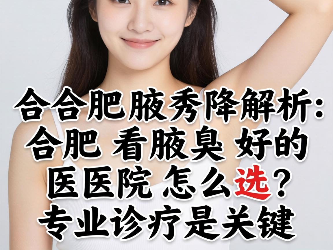 合肥腋秀解析，合肥看腋臭好的医院怎么选？专业诊疗是关键