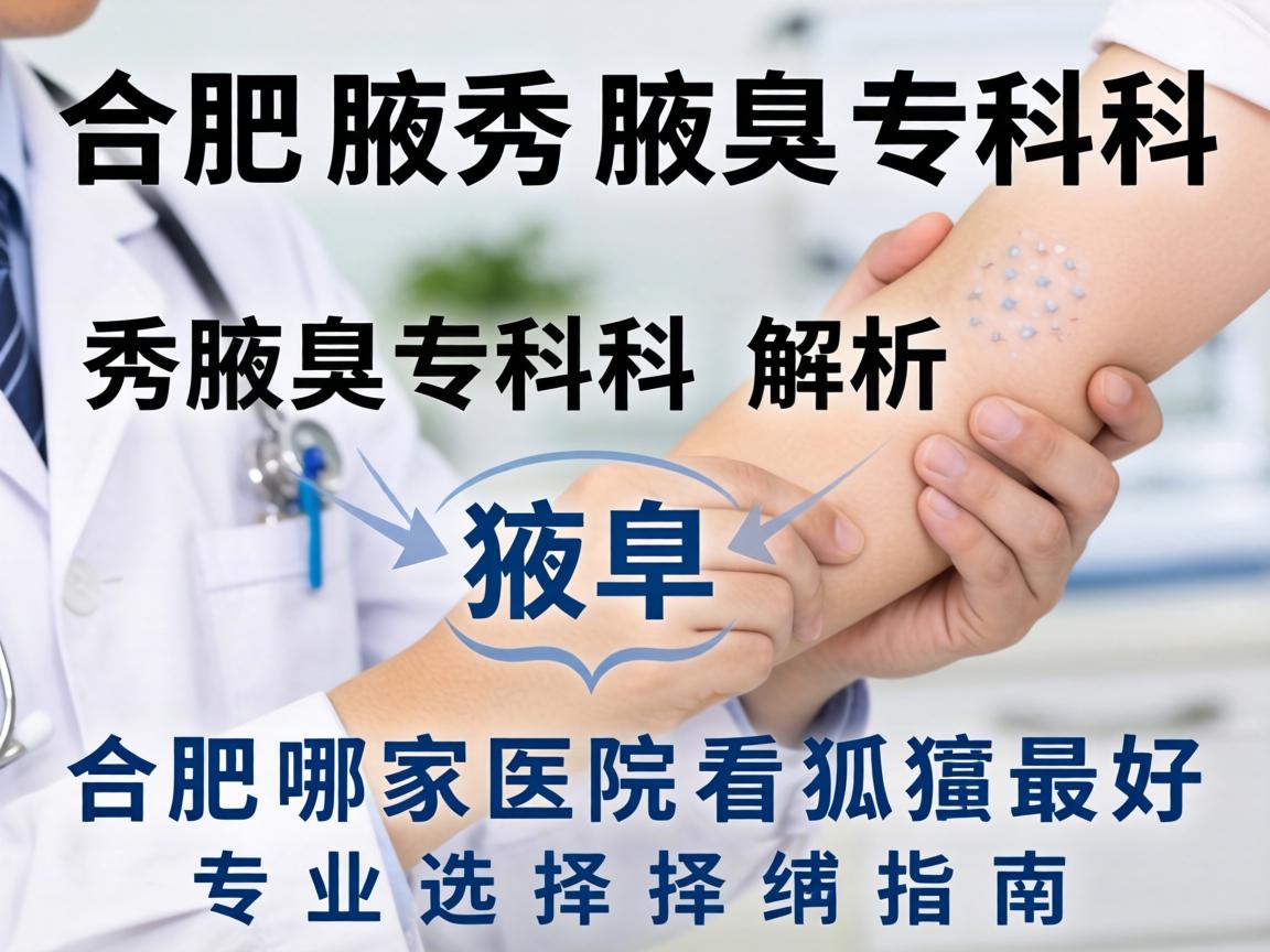 合肥腋秀腋臭专科解析,合肥哪家医院看狐臭最好,专业选择指南 合肥腋秀腋臭专科解析,合肥哪家医院看狐臭最好,专业选择指南
