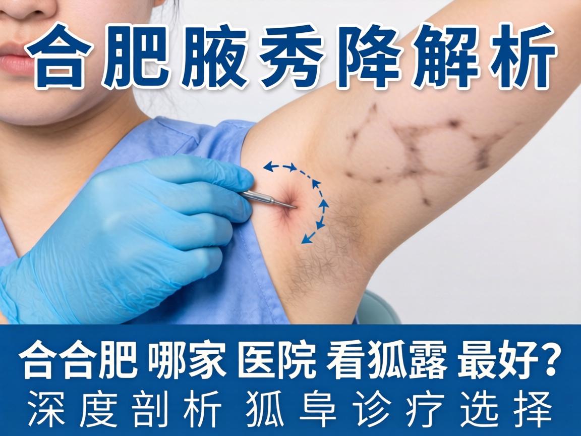 合肥腋秀解析，合肥哪家医院看狐臭最好？深度剖析狐臭诊疗选择