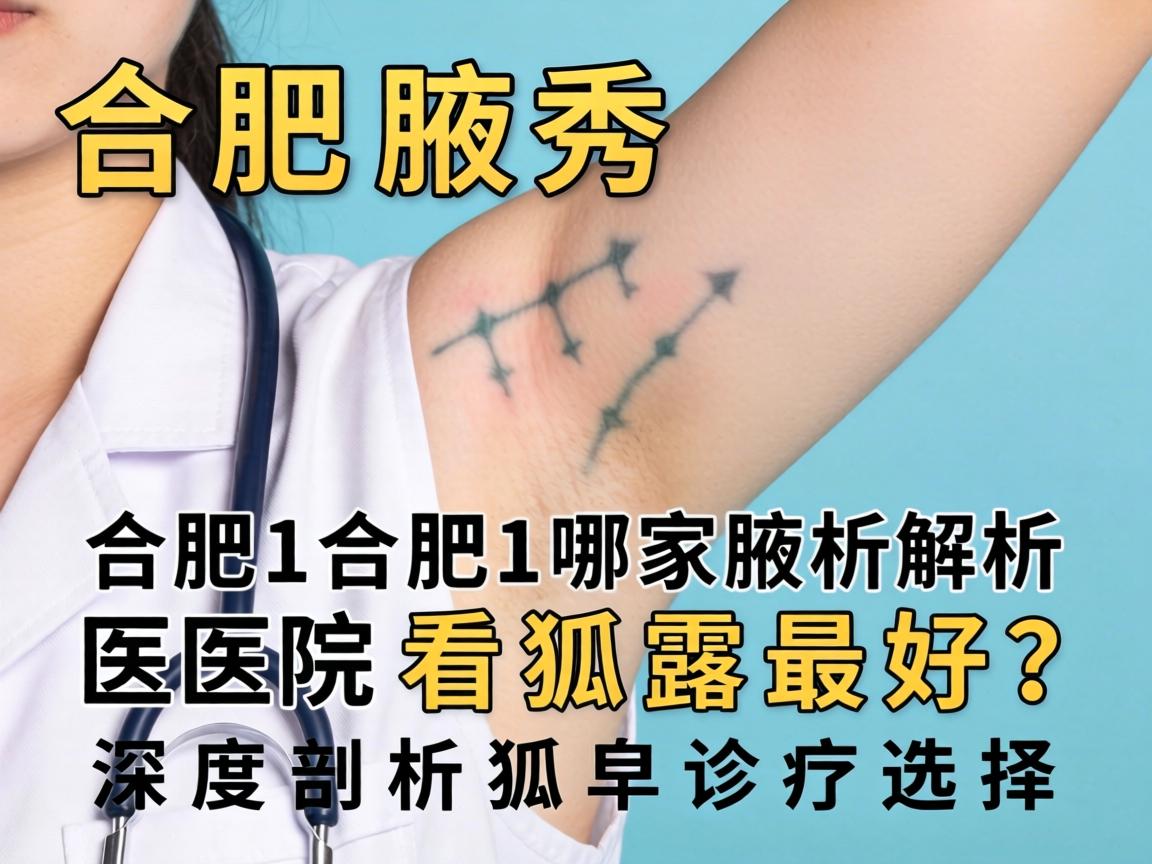 合肥腋秀解析，合肥哪家医院看狐臭最好？深度剖析狐臭诊疗选择