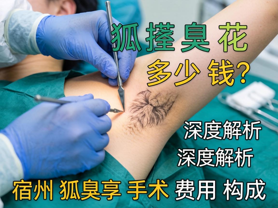 宿州狐臭手术花多少钱？深度解析宿州狐臭手术费用构成