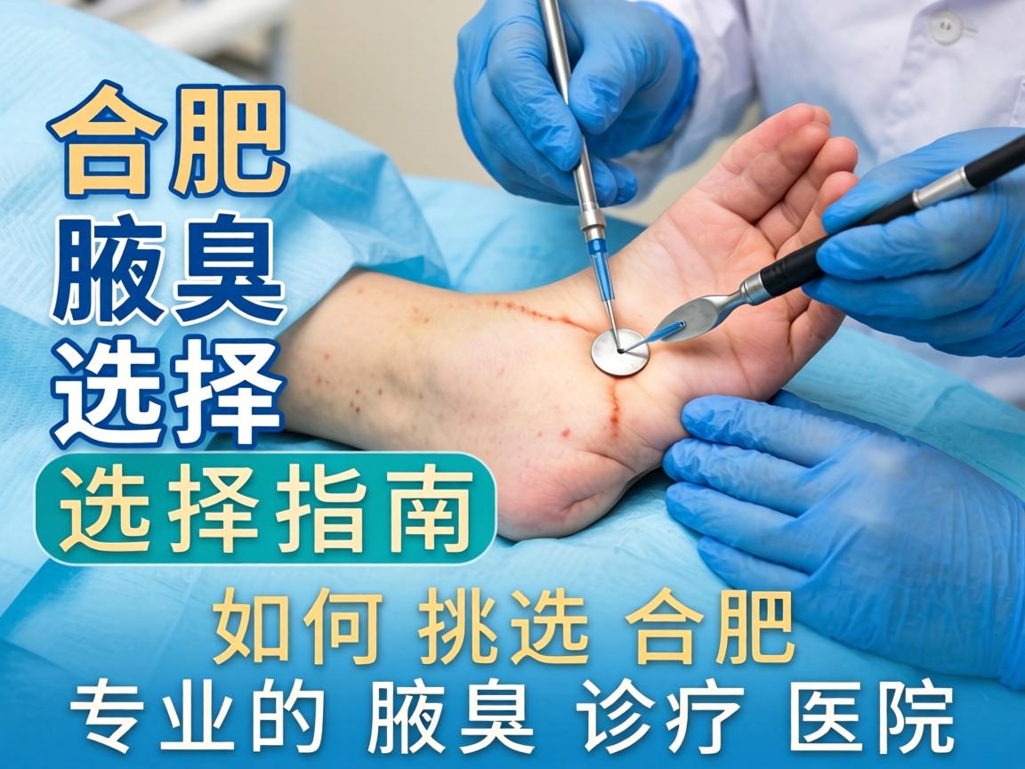 合肥腋臭手术选择指南，如何挑选合肥专业的腋臭诊疗医院