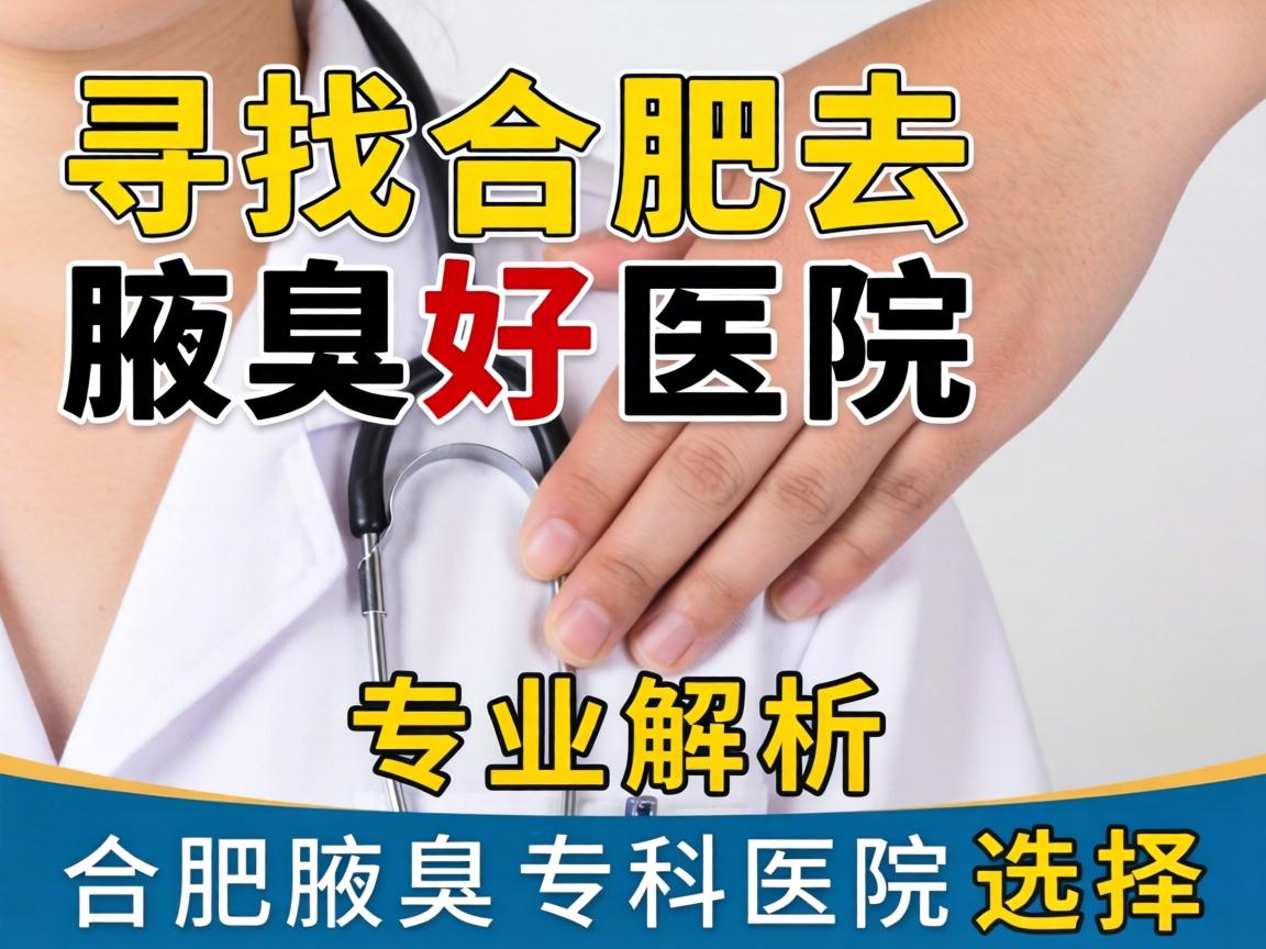 寻找合肥去腋臭好医院，专业解析合肥腋臭专科医院选择