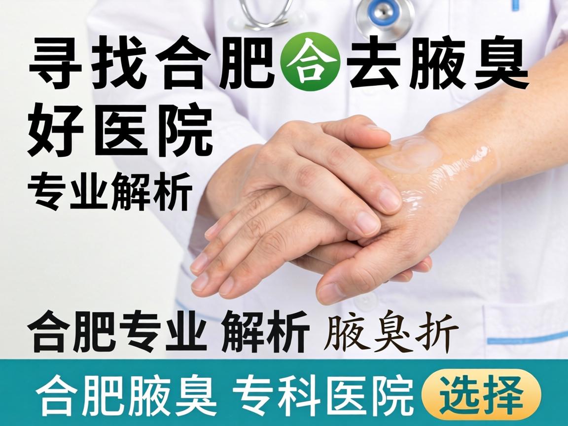 寻找合肥去腋臭好医院，专业解析合肥腋臭专科医院选择