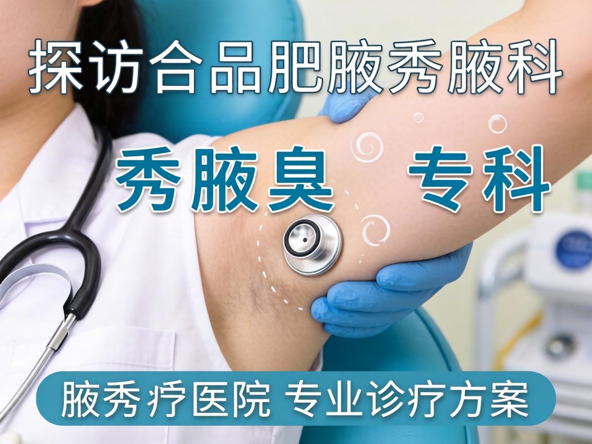 探访合肥腋秀腋臭专科，解析腋秀医院专业诊疗方案