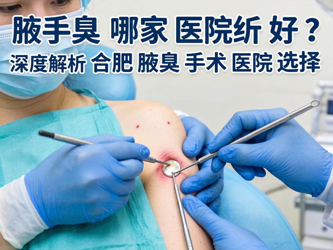 合肥腋臭手术哪家医院好？深度解析合肥腋臭手术医院选择