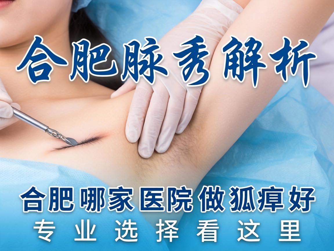 合肥腋秀解析，合肥哪家医院做狐臭好，专业选择看这里