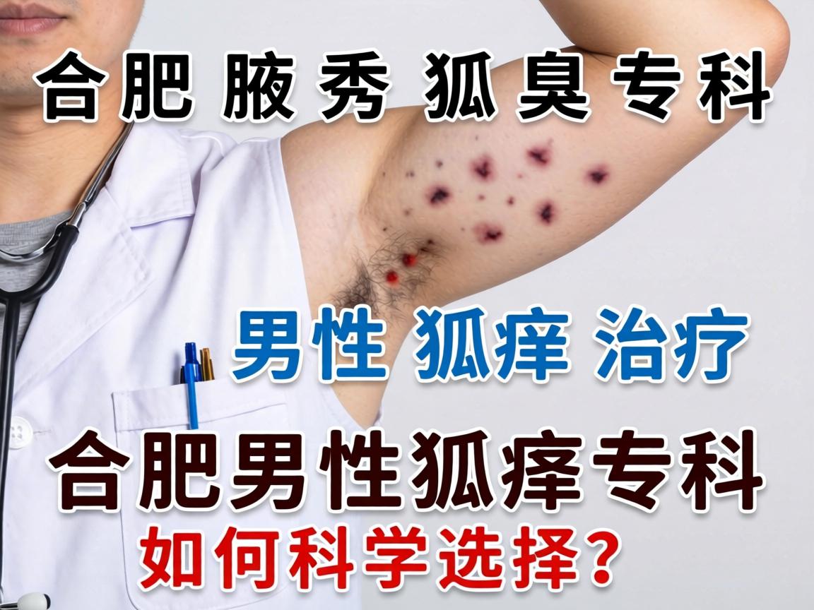 合肥腋秀腋臭专科解析，男性狐臭治疗，合肥男性狐臭专科如何科学选择？
