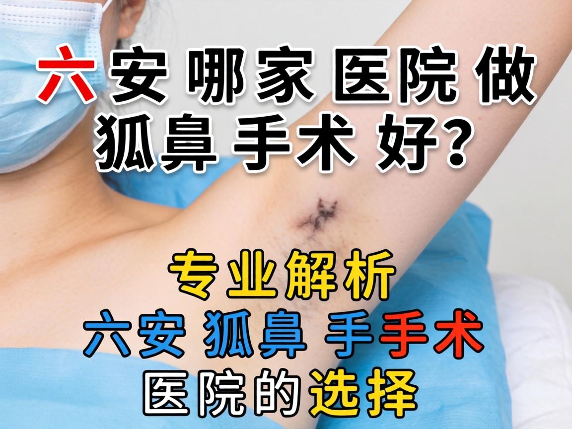 六安哪家医院做狐臭手术好？专业解析六安狐臭手术医院的选择