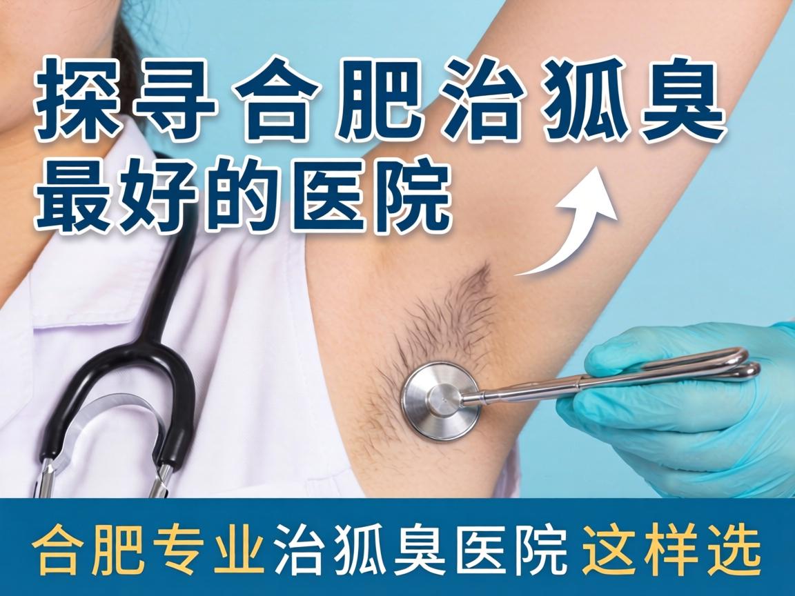 探寻合肥治狐臭最好的医院，合肥专业治狐臭医院这样选