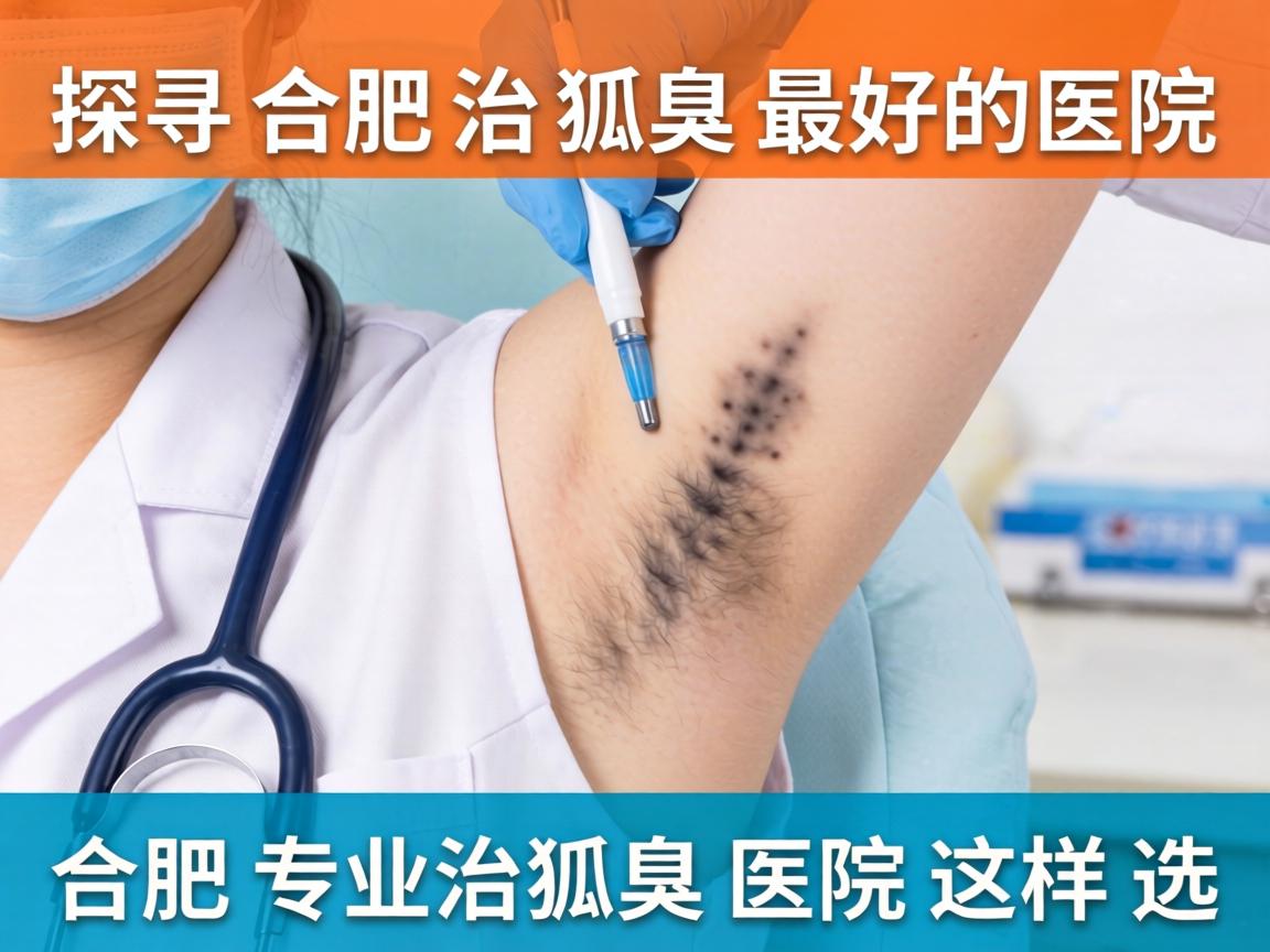 探寻合肥治狐臭最好的医院，合肥专业治狐臭医院这样选