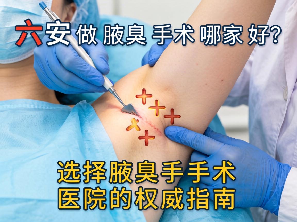 六安做腋臭手术哪家好？选择腋臭手术医院的权威指南