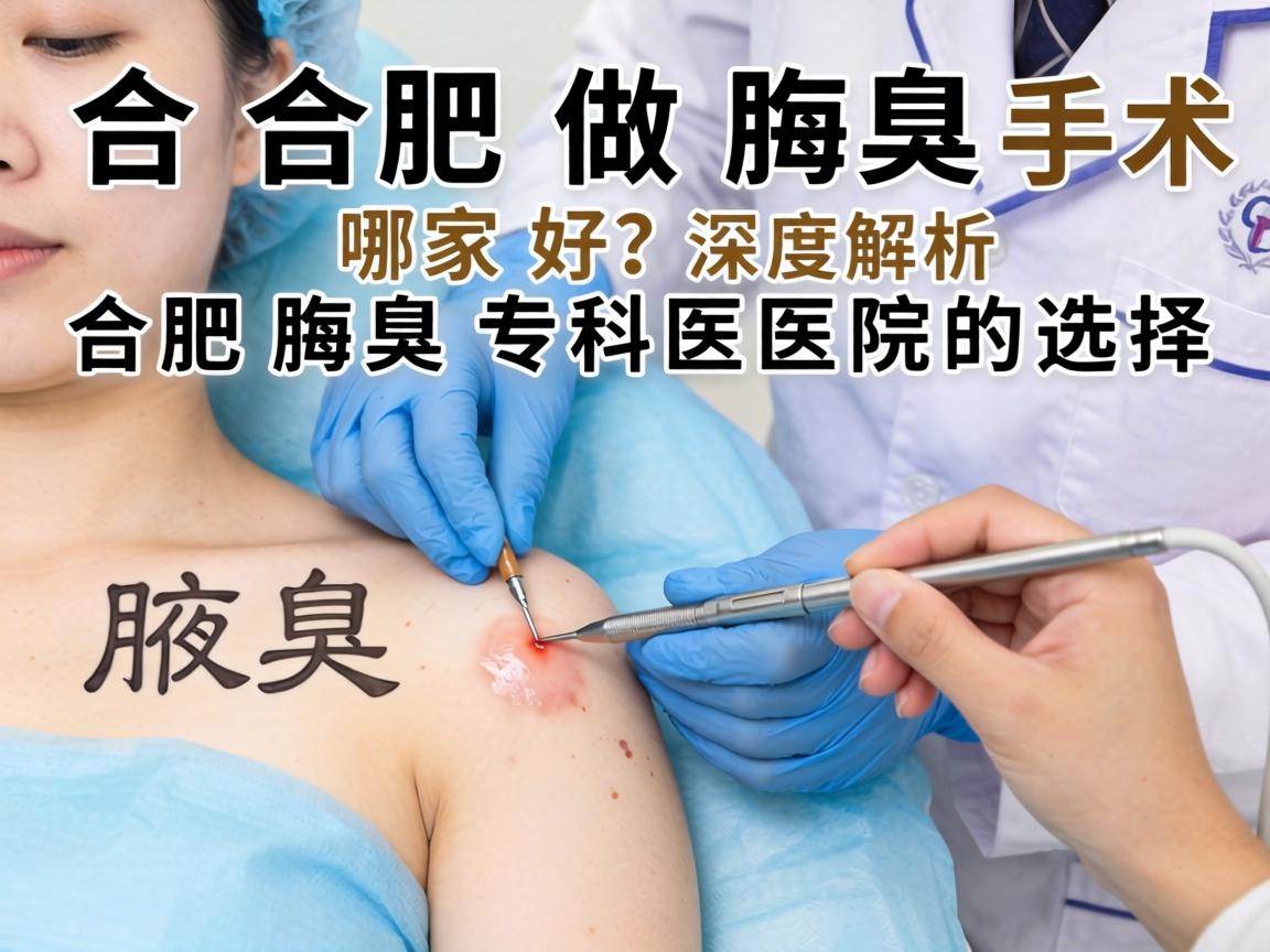 合肥做腋臭手术哪家好？深度解析合肥腋臭专科医院的选择